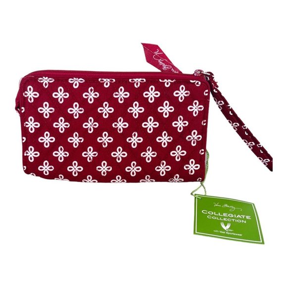 Vera Bradley University of Oklahoma Sooners Front Zip Wristlet - Picture 5 of 7